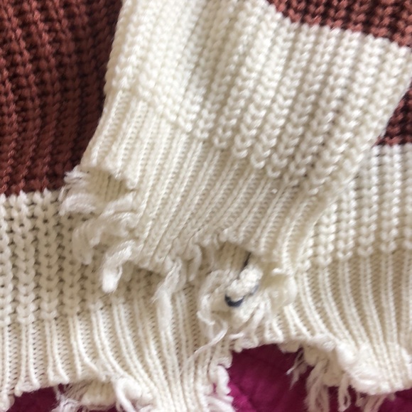 100% acrylic rag sweater - Picture 5 of 6